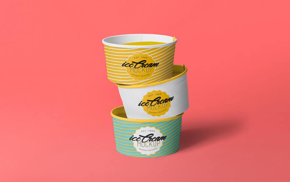 Download Free Yummy Ice Cream Cup Mockup » CSS Author