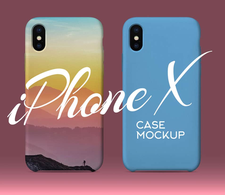 Download Free IPhone X Silicon Case Back Cover Mockup PSD » CSS Author