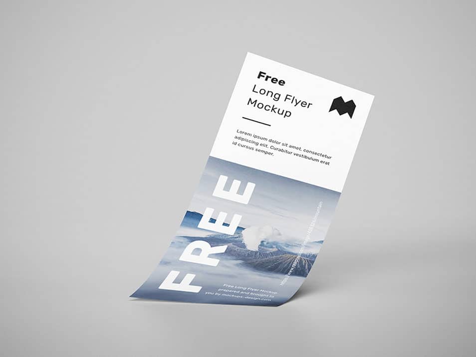 Download Free Long Flyer Mockup » CSS Author