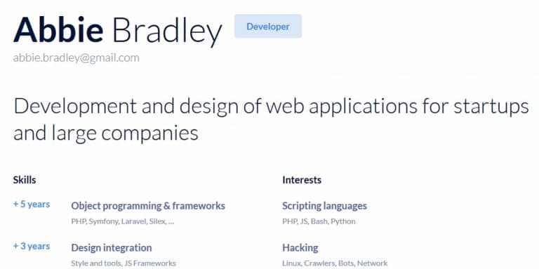 20+ Free HTML Resume Templates 2020 » CSS Author