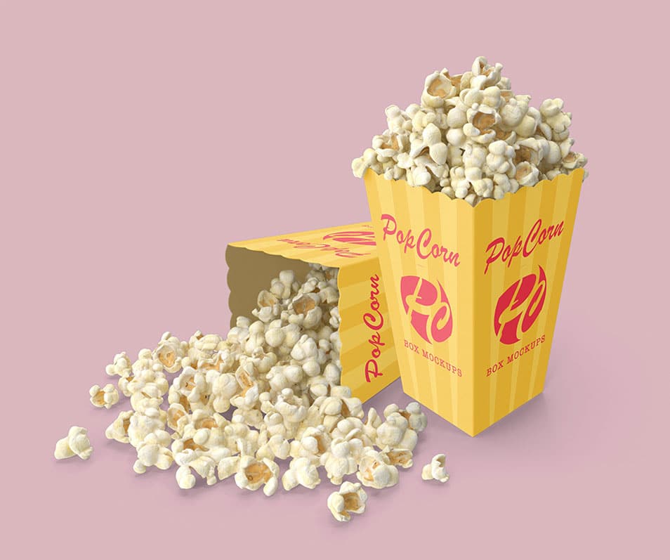 Download Popcorn Box Mockups » CSS Author