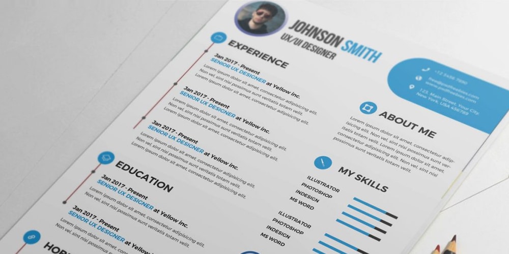 Ultimate Collection Of Free Resume Templates Css Author