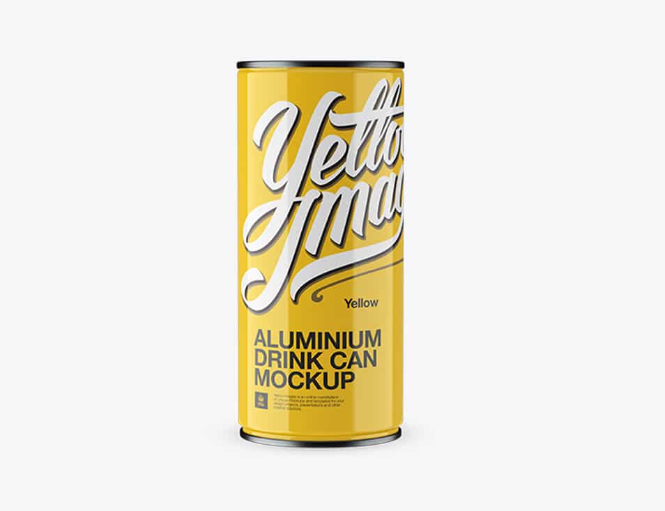 Download 1L Glossy Aluminium Can Mockup » CSS Author