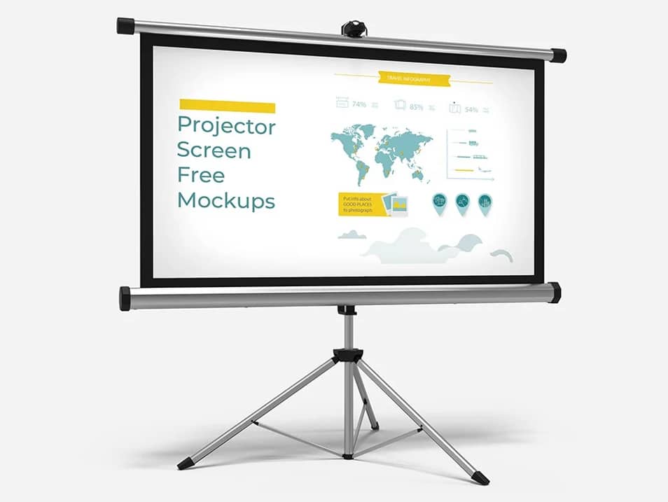 Free Download Projector Screen Mockups » CSS Author