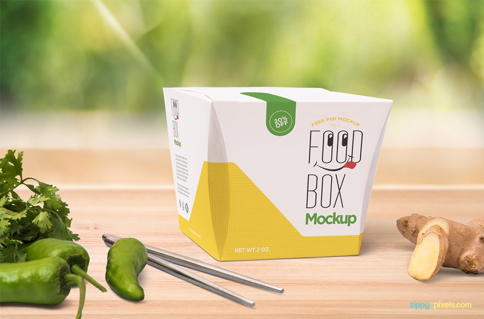 Download Free Realistic Lunch Box Mockup » CSS Author