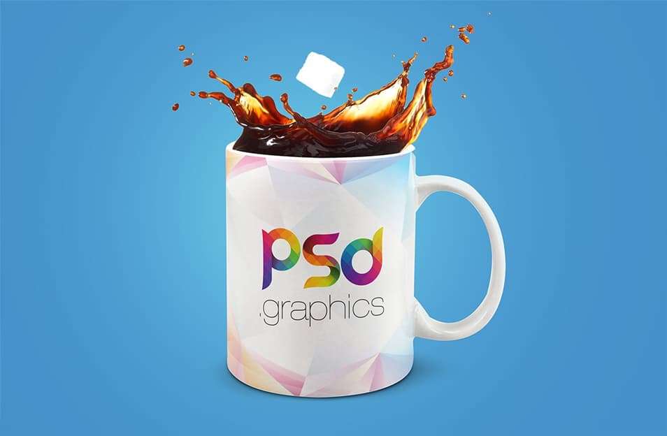 Download Mug Splash Mockup PSD » CSS Author