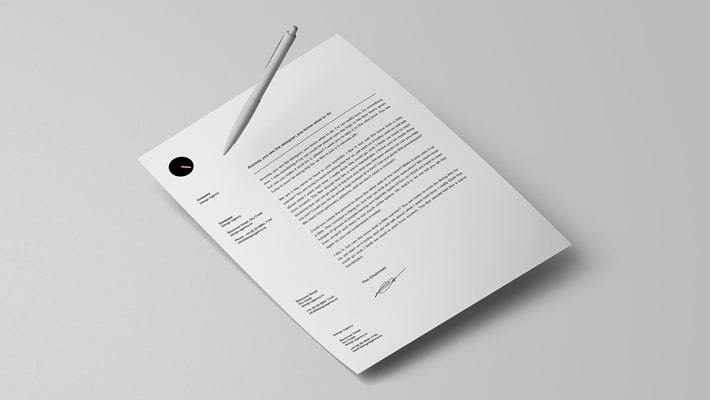 Download PSD Letterhead Mockup » CSS Author