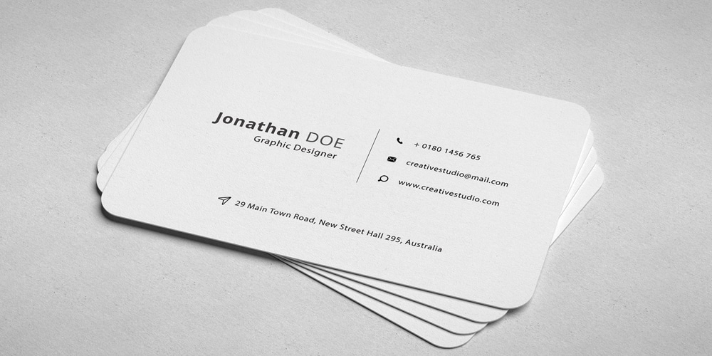 Professional Business Card Template PSD