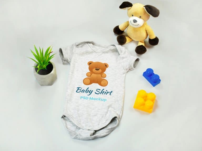 Download Baby Onesie PSD Mockup » CSS Author