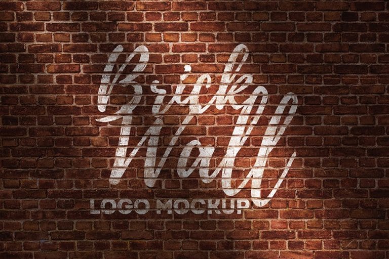 Download Brick Wall Logo Mockup » CSS Author