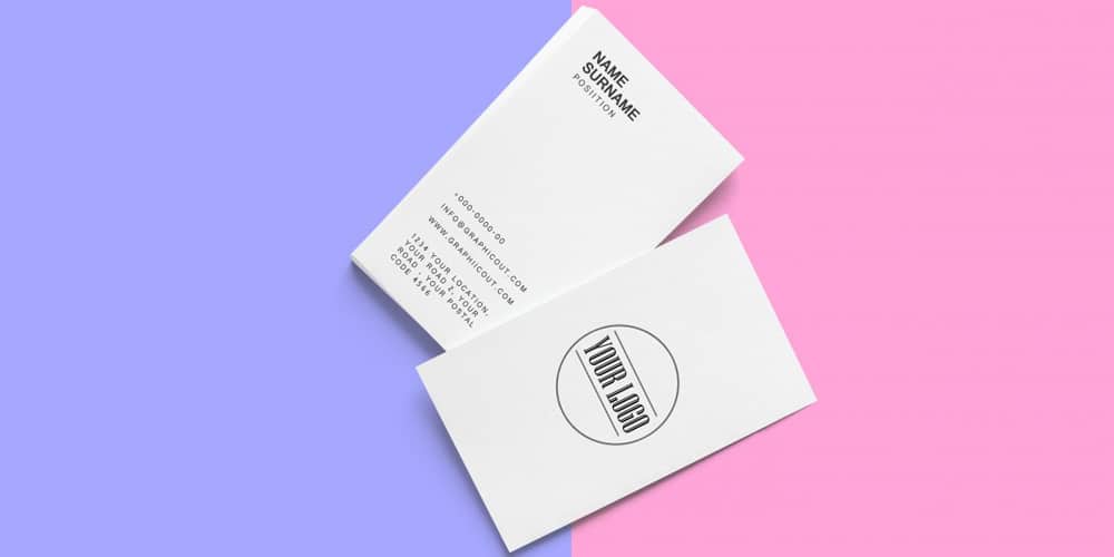 Business card Mock up PSD