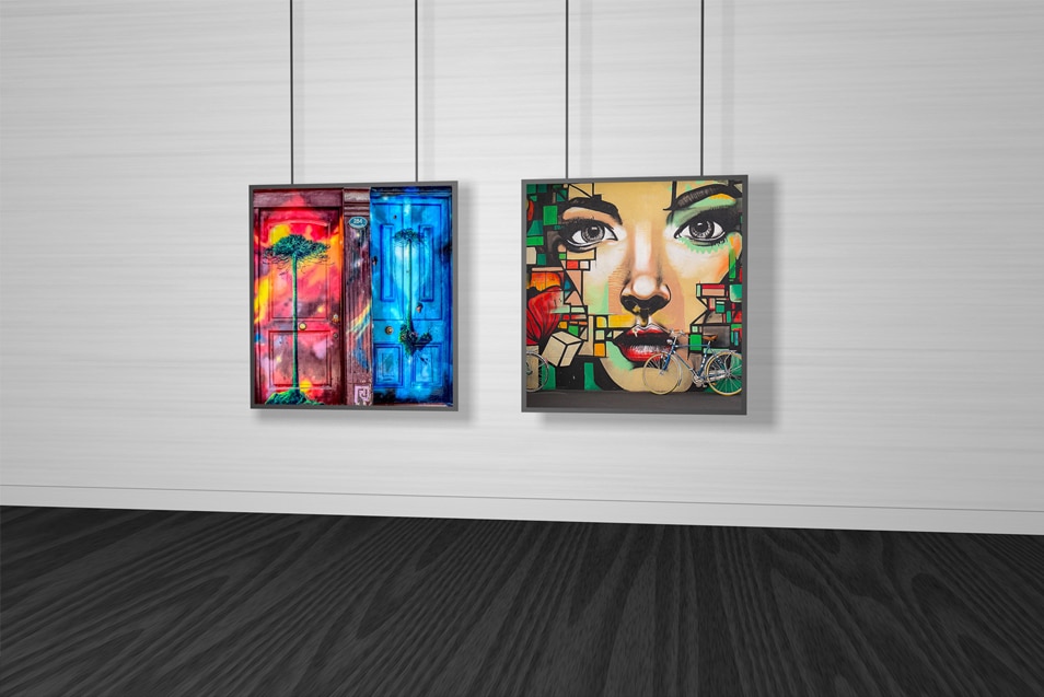 Free Gallery Interior Poster Frame Mockup PSD » CSS Author