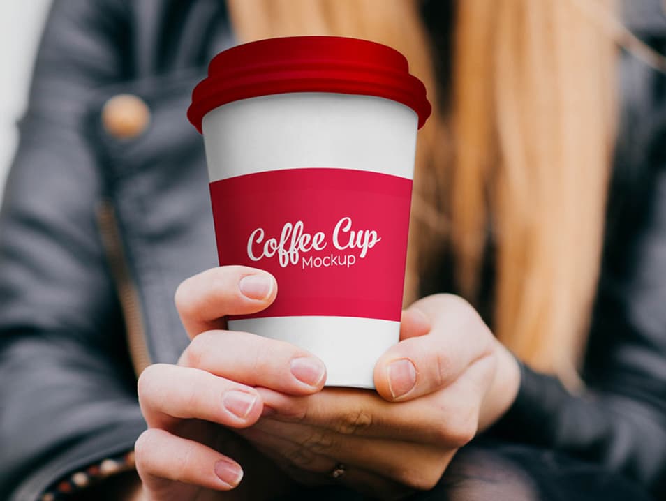 Download Free Paper Coffee Cup In Hand Mockup PSD » CSS Author