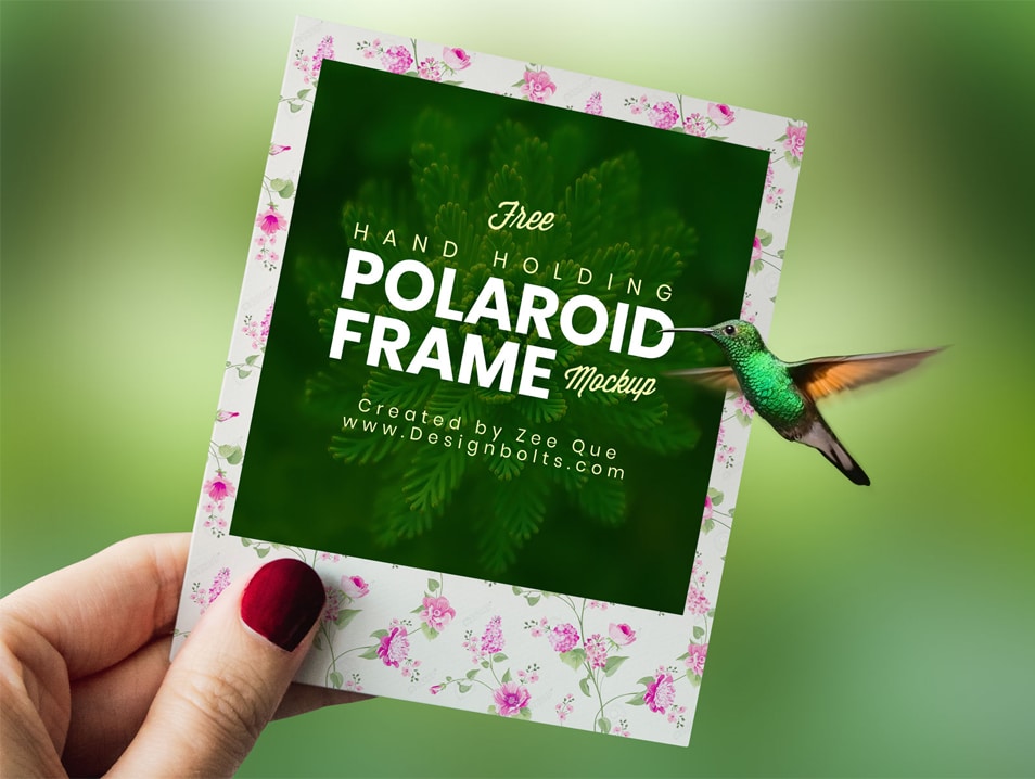 Download Free Polaroid Photo Frame Mockup PSD » CSS Author