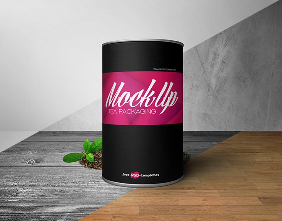 Download Free Tea Packaging Mock-up In PSD » CSS Author