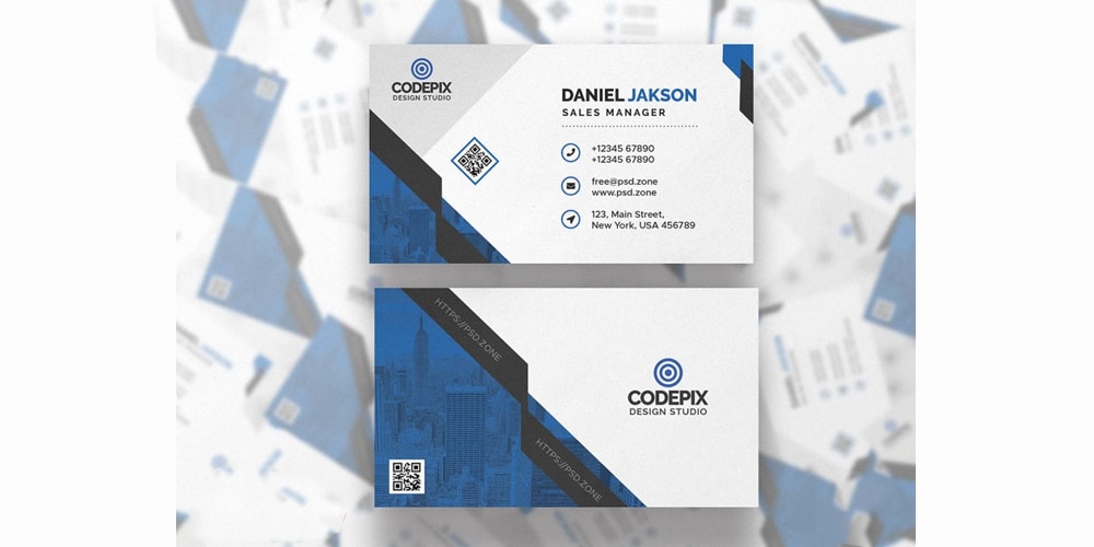 Modern Business Card Template PSD