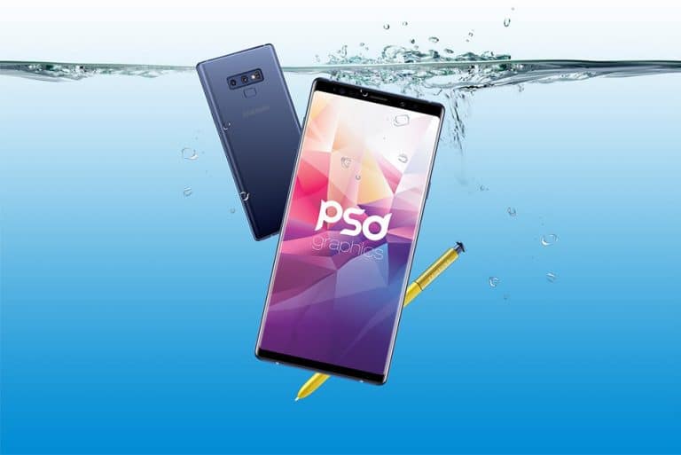 Download Samsung Galaxy Note 9 Mockup PSD » CSS Author