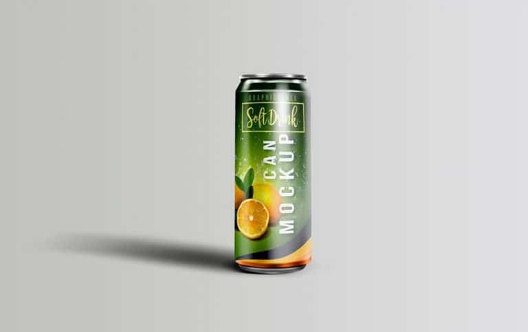 Soft Drink Can Mockup PSD » CSS Author