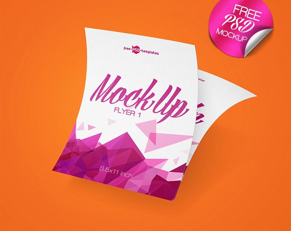 Download 3 Free Flyer Mock-ups In PSD » CSS Author