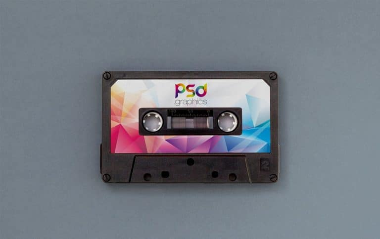 Download Audio Cassette Mockup PSD » CSS Author