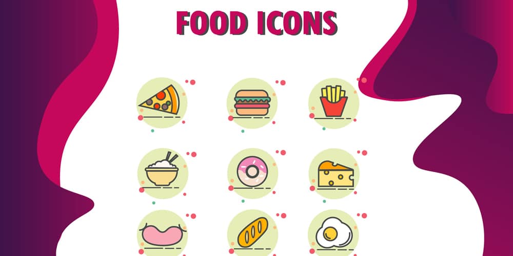 Food Icons Vector