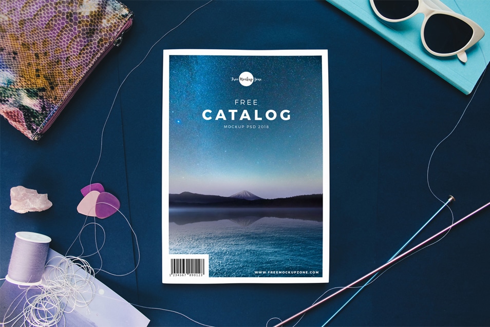 Free Catalog Title Mockup PSD » CSS Author