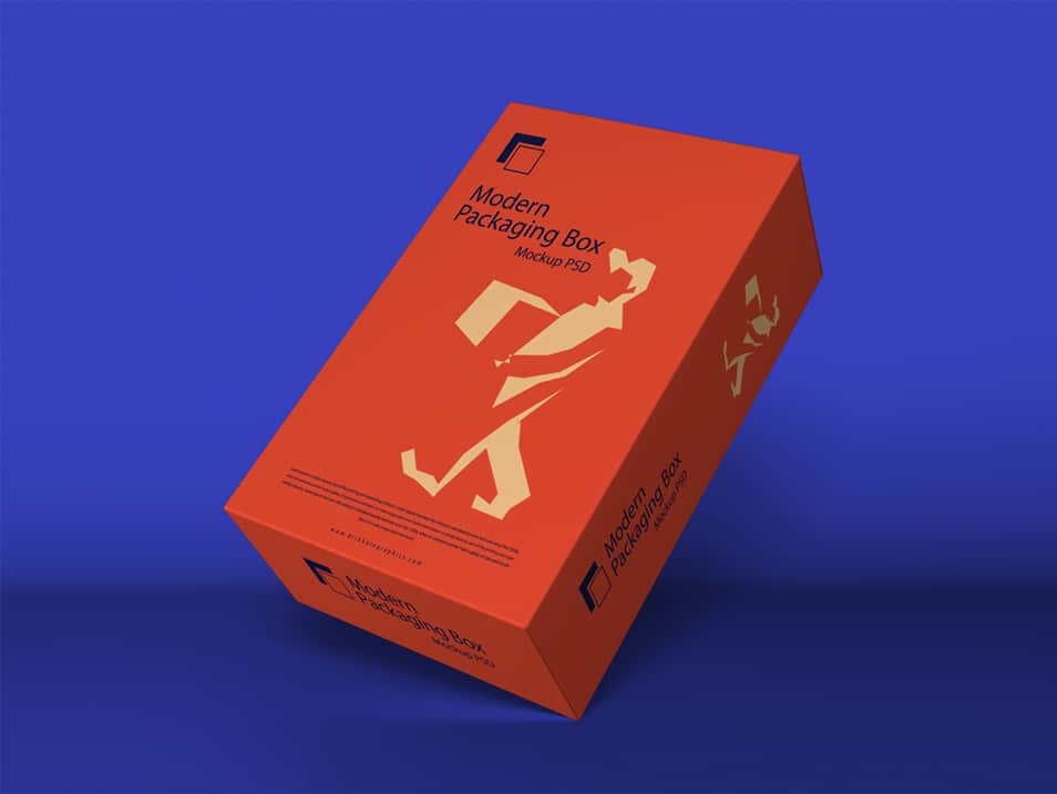 Free Modern Packaging Box Mockup PSD » CSS Author