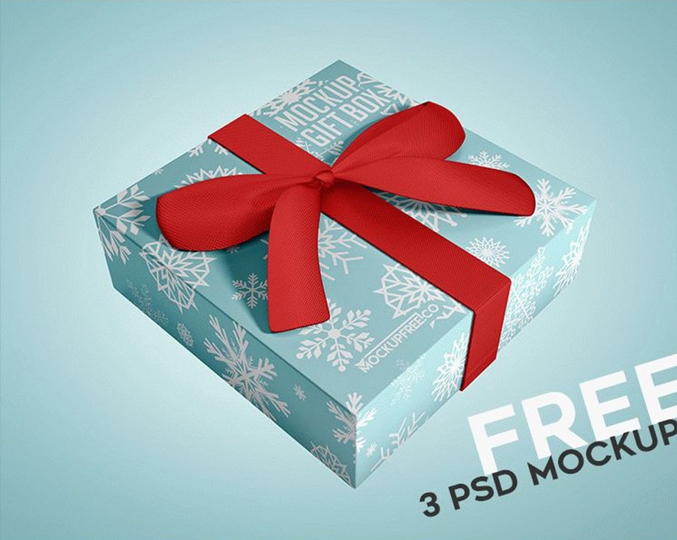 Download Gift Box PSD Mockups » CSS Author