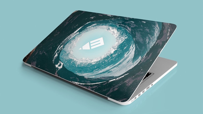 Download Laptop Sticker & Skin Mockup » CSS Author