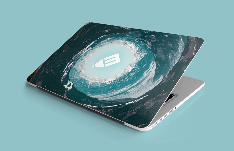 Download Laptop Sticker & Skin Mockup » CSS Author