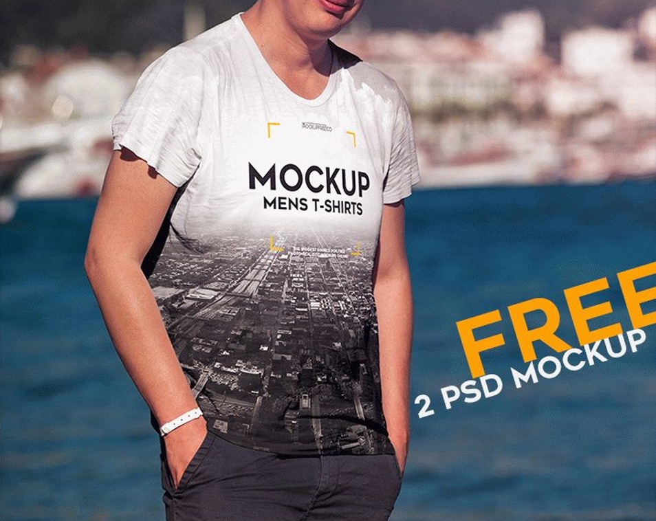 Download Men's T-shirt PSD Mockups » CSS Author