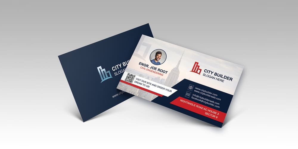 Modern Clean Business Card Mock-up