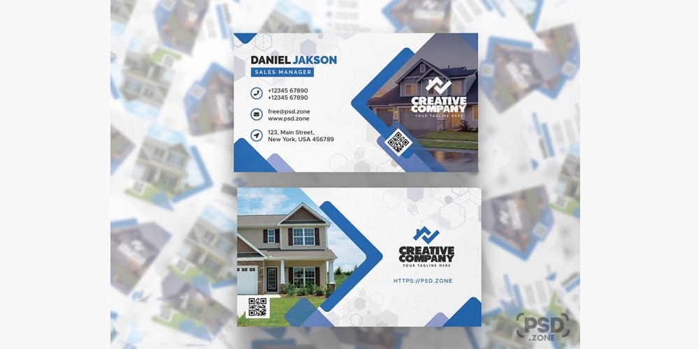 Real Estate Business Card PSD