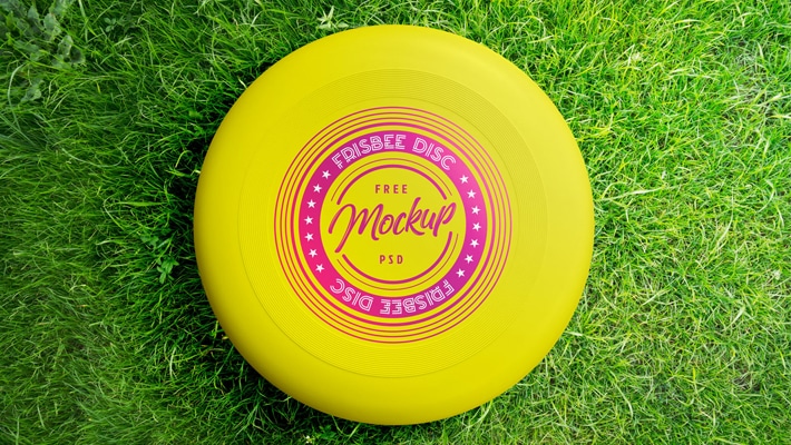 Download Free Frisbee Disc Mockup PSD » CSS Author