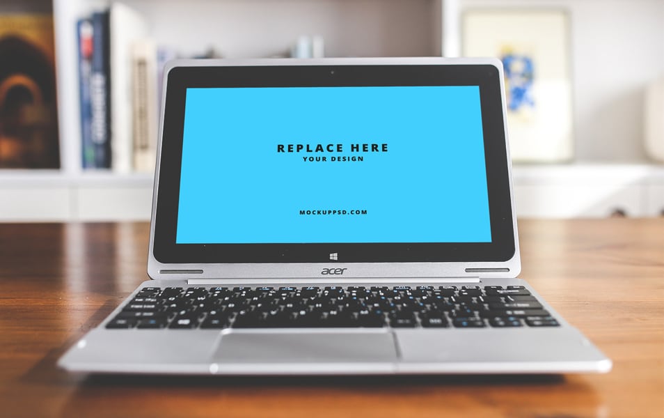 Download Free Laptop Mockup PSD » CSS Author
