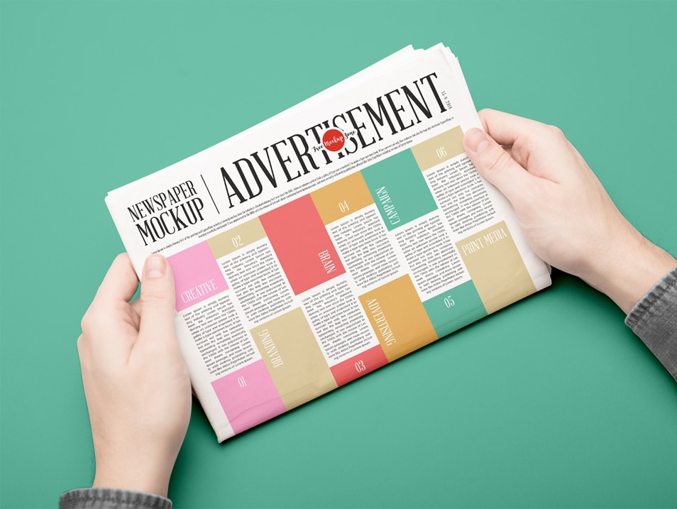 Download Free Newspaper Mockup PSD » CSS Author