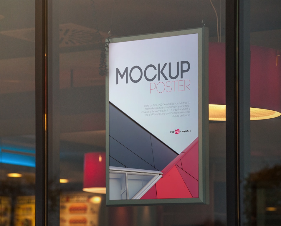 Download Free Poster Mock-up In PSD » CSS Author