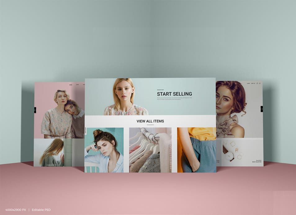 Download Free Website Mockup PSD For Screen Templates Presentation » CSS Author