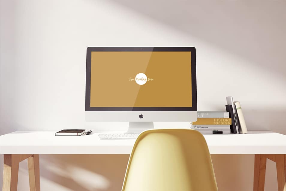 Download Free IMac Pro On Designer Table Mockup PSD » CSS Author