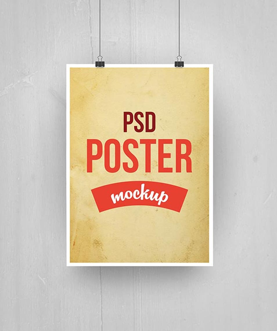 Paper Poster Mockup PSD » CSS Author