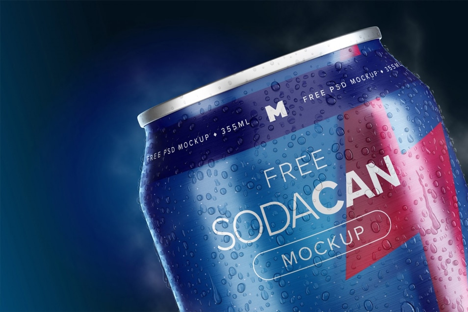 Download 355ml Soda Can Mockup » CSS Author