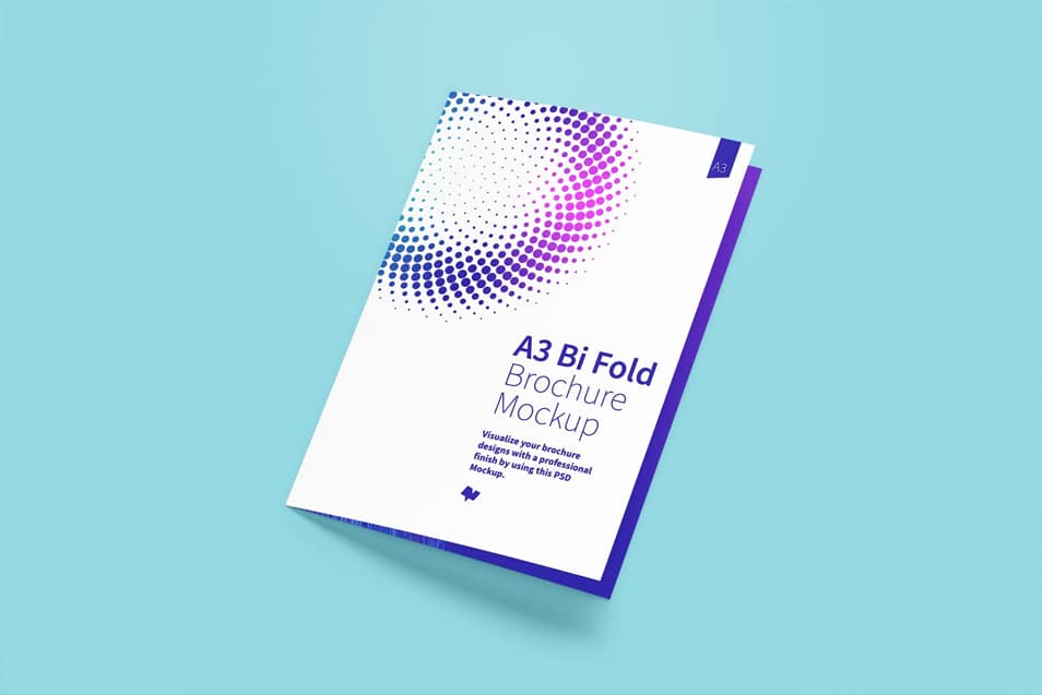 Download A3 Bi Fold Brochure Mockup » CSS Author