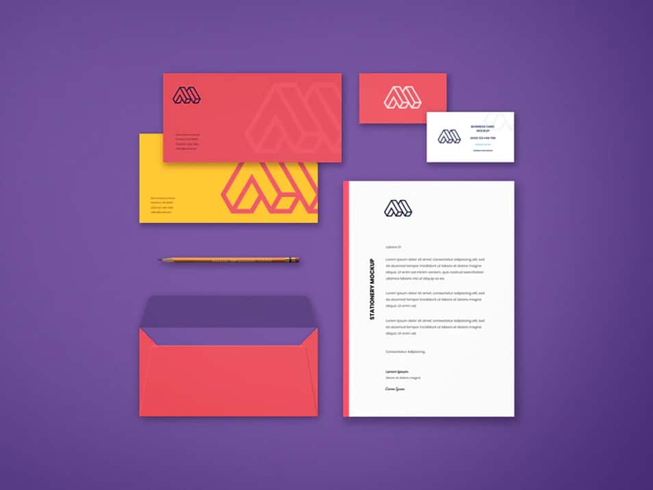 Download Corporate Stationery PSD Mockup » CSS Author