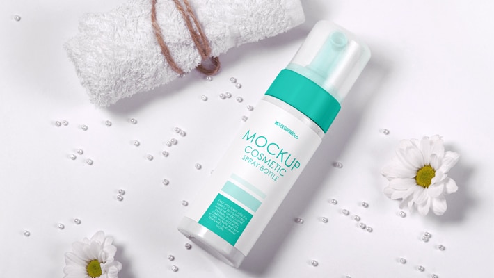 Cosmetic Spray Bottle Free PSD Mockup » CSS Author