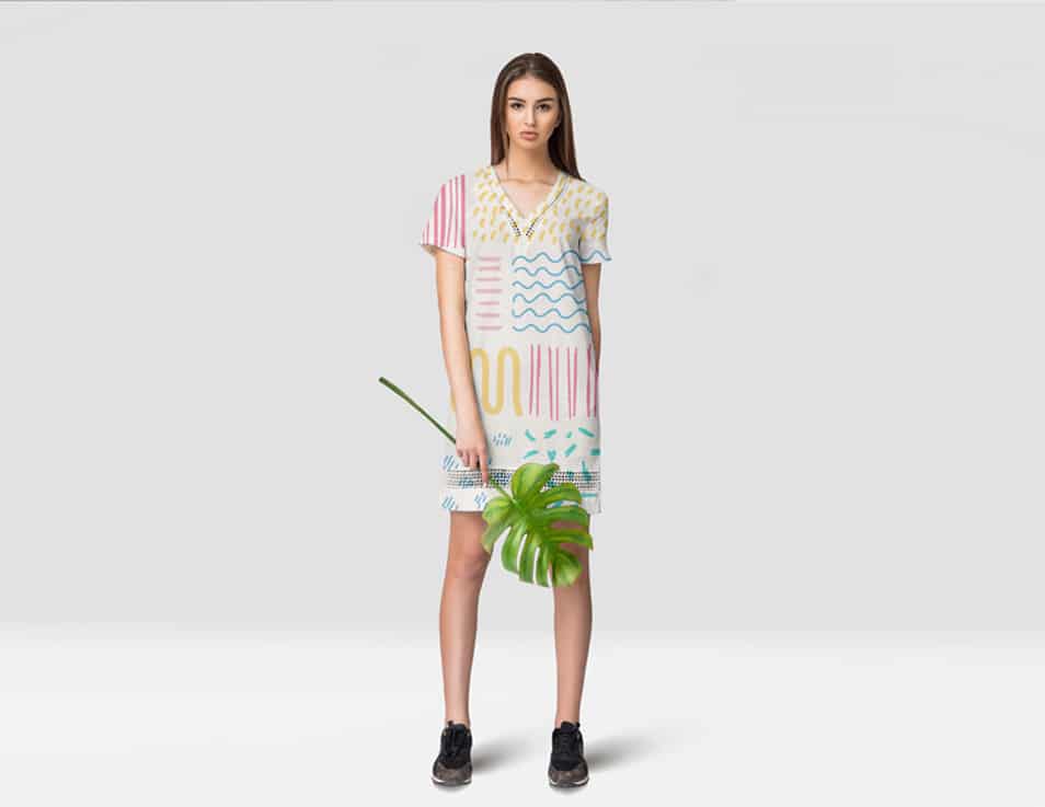 Free PSD Women Dress Mockup » CSS Author