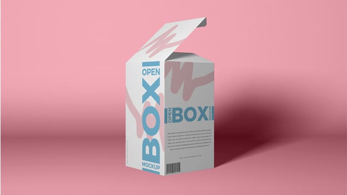 Download Free Packaging Open Box Mockup PSD » CSS Author