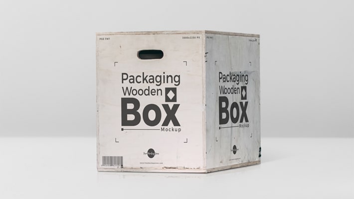 Download Free Packaging Wooden Box Mockup PSD » CSS Author