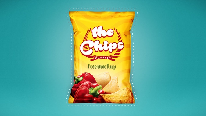 Download Free Realistic Chips Bag PSD Mockup » CSS Author