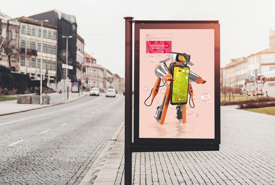 Free Roadside Advertising Banner Mockup Psd Css Author