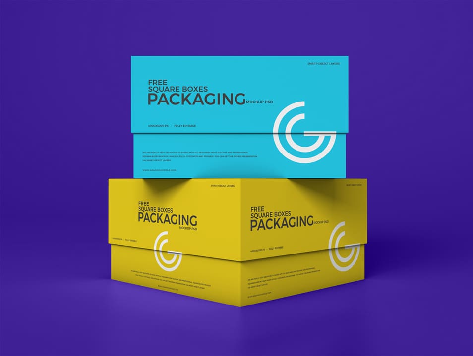 Download Free Square Boxes Mockup PSD » CSS Author